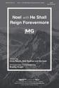Noel with He Shall Reign Forevermore SATB choral sheet music cover